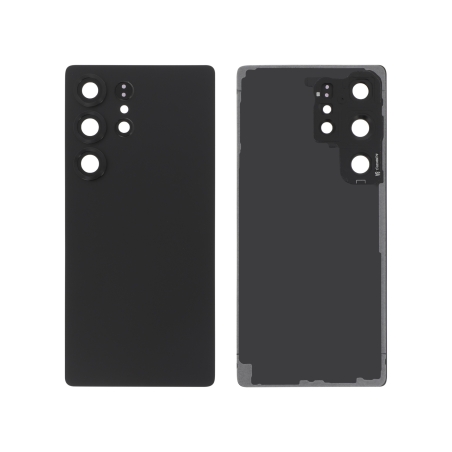 Vitre arrière compatible pour Samsung Galaxy S25 Ultra Noir de Jais photo 1