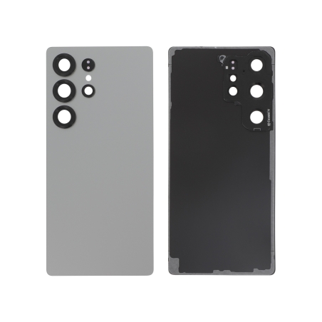 Vitre arrière compatible pour Samsung Galaxy S25 Ultra Gris photo 1