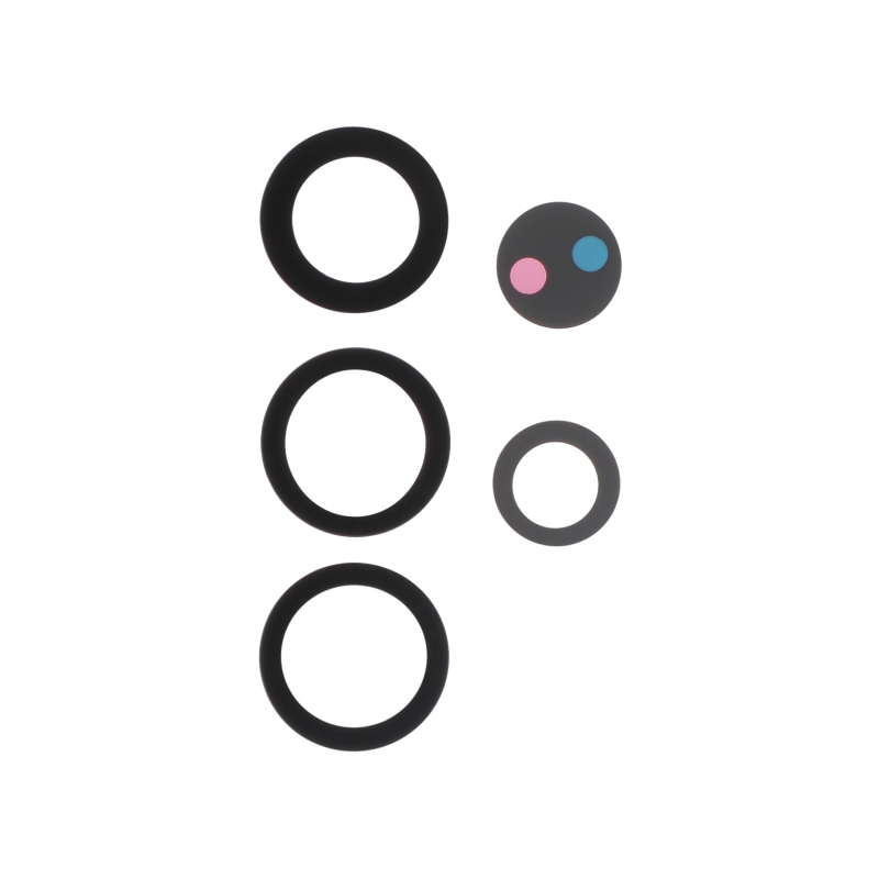Pack de 5 lentilles caméra arrière compatible pour Samsung Galaxy S25 Ultra photo 1