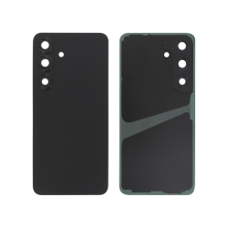 Vitre arrière compatible pour Samsung Galaxy S25 Noir photo 1