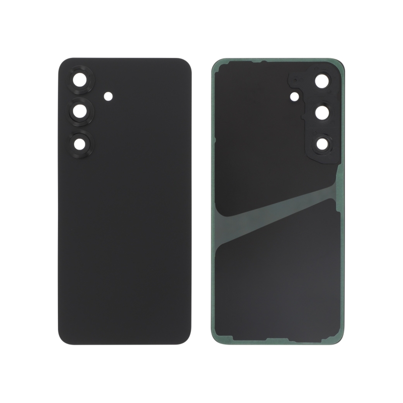 Vitre arrière compatible pour Samsung Galaxy S25 Noir photo 1
