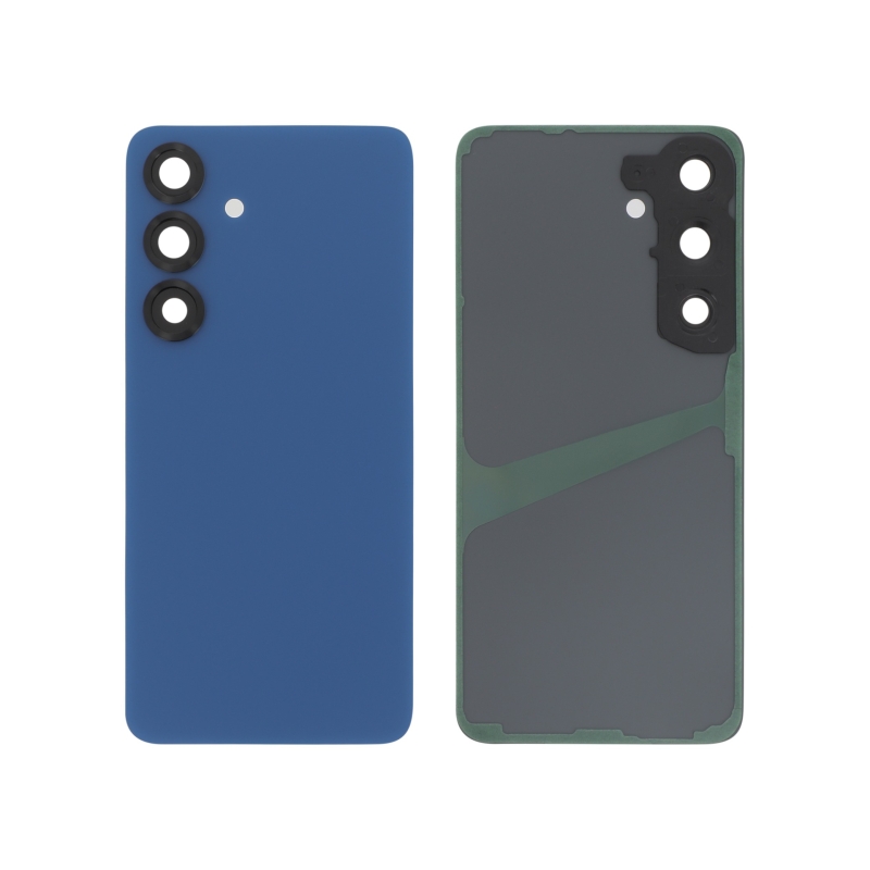 Vitre arrière compatible pour Samsung Galaxy S25 Bleu Nuit photo 1