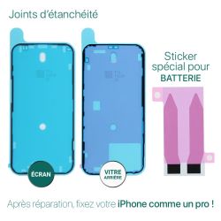 Kit de réparation avec coussin chauffant pour iPhone 15