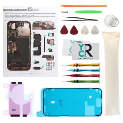 Kit de réparation avec coussin chauffant pour iPhone 14 Pro Max