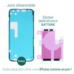 Kit de réparation avec coussin chauffant pour iPhone 13 Pro Max