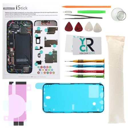 Kit de réparation avec coussin chauffant pour iPhone 13