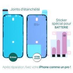Kit de réparation avec décapeur thermique pour iPhone 16 Pro