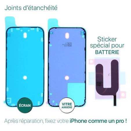 Kit de réparation avec décapeur thermique pour iPhone 16