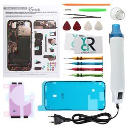 Kit de réparation avec décapeur thermique pour iPhone 14 Pro Max