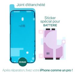 Kit de réparation avec décapeur thermique pour iPhone 14 Pro Max