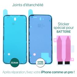 Kit de réparation avec décapeur thermique pour iPhone 14 Plus