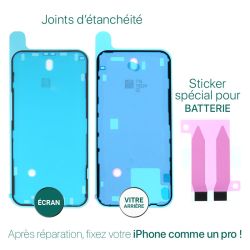 Kit de réparation avec décapeur thermique pour iPhone 14