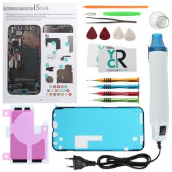 Kit de réparation avec décapeur thermique pour iPhone 13 Pro Max