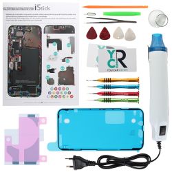 Kit de réparation avec décapeur thermique pour iPhone 13 Pro