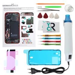 Kit de réparation avec décapeur thermique pour iPhone 13 mini