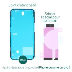 Kit de réparation avec décapeur thermique pour iPhone 13