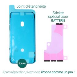 Kit de réparation avec décapeur thermique pour iPhone XS Max