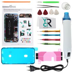 Kit de réparation avec décapeur thermique pour iPhone XR