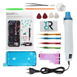 Kit de réparation avec décapeur thermique pour iPhone X