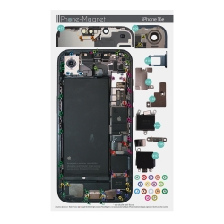 Patron magnétique d'aide au montage pour iPhone 16e photo 1