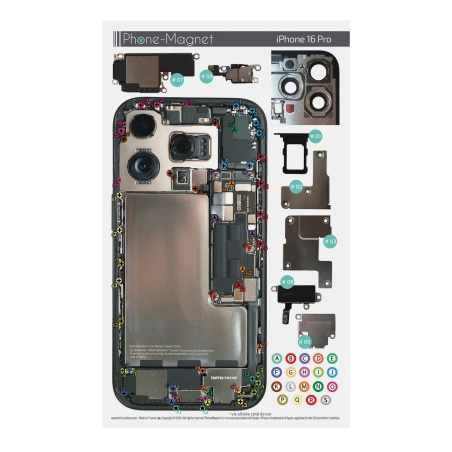 Patron magnétique d'aide au montage pour iPhone 16e