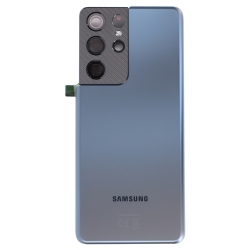 Vitre arrière pour Samsung Galaxy S21 Ultra Phantom Navy photo