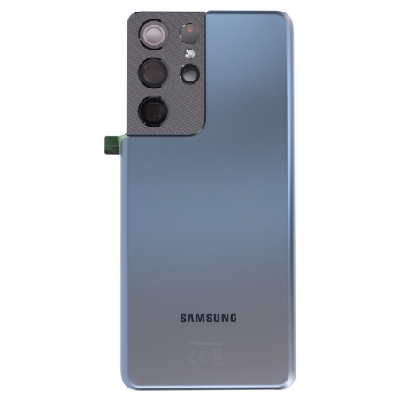Vitre arrière pour Samsung Galaxy S21 Ultra Phantom Navy photo