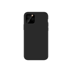 Housse silicone pour iPhone 17 avec intérieur microfibres Noir photo 1