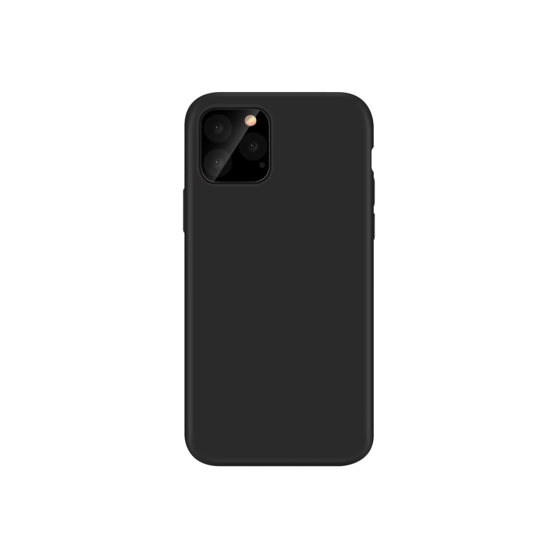 Housse silicone pour iPhone 17 Air avec intérieur microfibres Noir photo 1