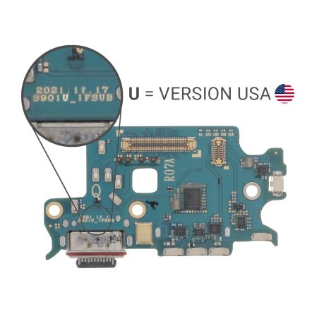 Connecteur de charge + lecteur SIM compatible pour SamsungGalaxy S22Version US