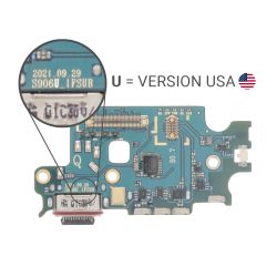 Connecteur de charge + lecteur SIM compatible pour SamsungGalaxy S22+Version US