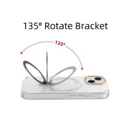 Coque anneau rotatif - iPhone 17 Pro - Transparent