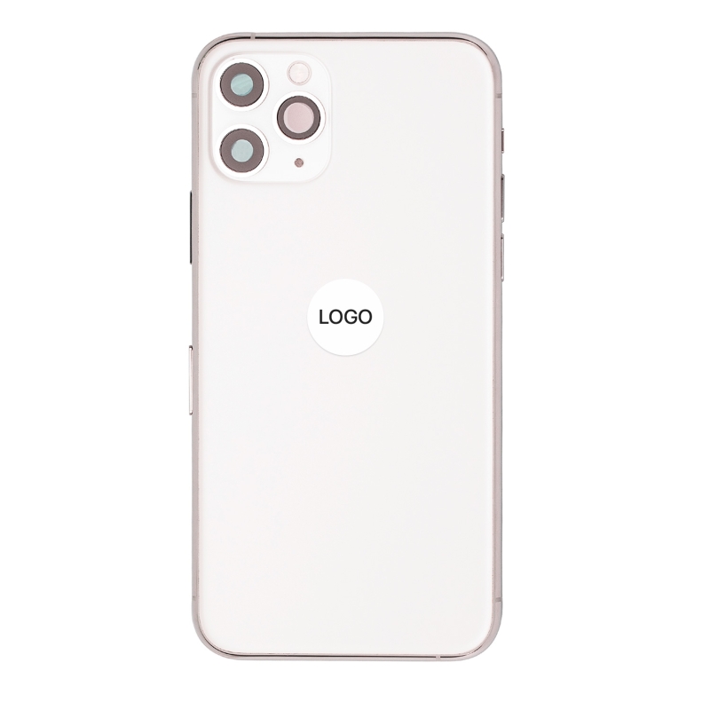 Châssis avec vitre arrière iPhone 11 Pro - Argent - Occasion photo 1