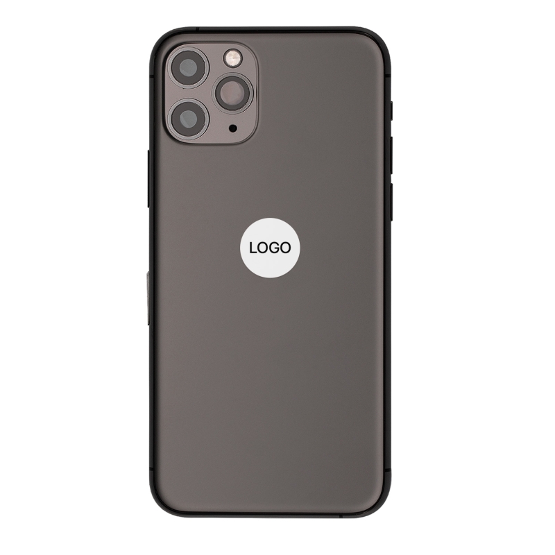 Châssis avec vitre arrière iPhone 11 Pro - Gris sidéral - Occasion photo 1