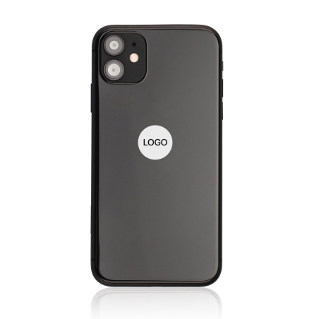 Châssis avec vitre arrière iPhone 12 - Noir - Occasion photo 1