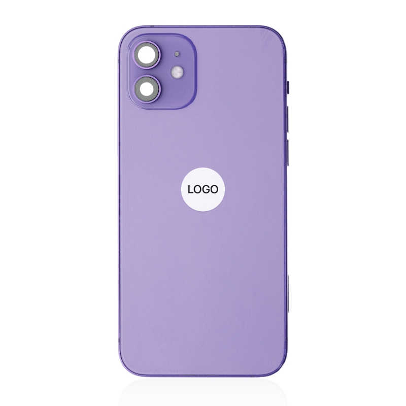 Châssis avec vitre arrière iPhone 12 - Violet - Occasion photo 2 photo 1