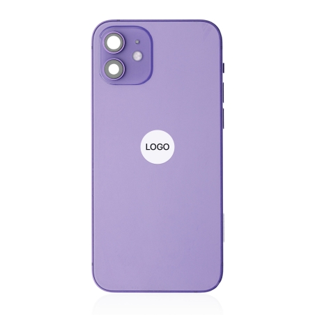 Châssis avec vitre arrière iPhone 12 - Violet - Occasion photo 2 photo 1