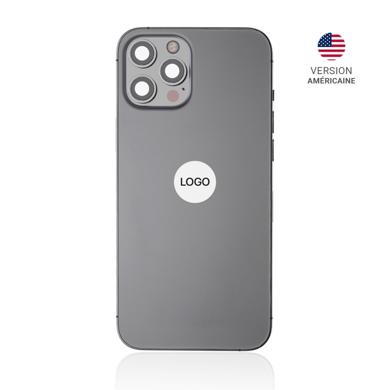 Châssis avec vitre arrière iPhone 12 Pro Max - Graphite - Occasion - Version américaine photo 1