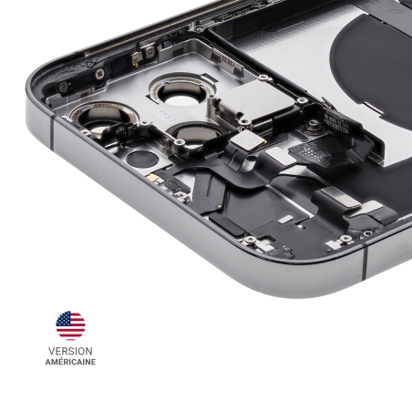 Châssis avec vitre arrière iPhone 12 Pro Max - Graphite - Occasion - Version américaine photo 5