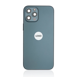 Châssis avec vitre arrière iPhone 12 Pro Max - Bleu pacifique - Occasion photo 1