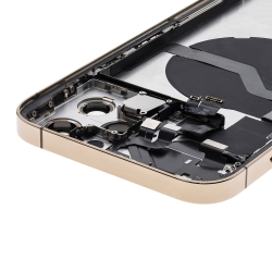 Châssis avec vitre arrière iPhone 12 Pro Max - Or - Occasion photo 5