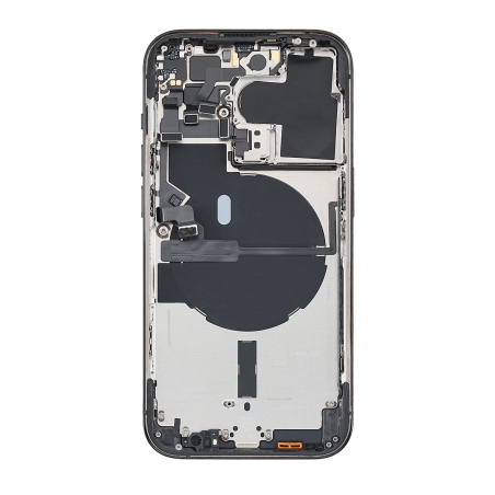 Châssis avec vitre arrière iPhone 14 Pro - Noir sidéral - Occasion photo 2