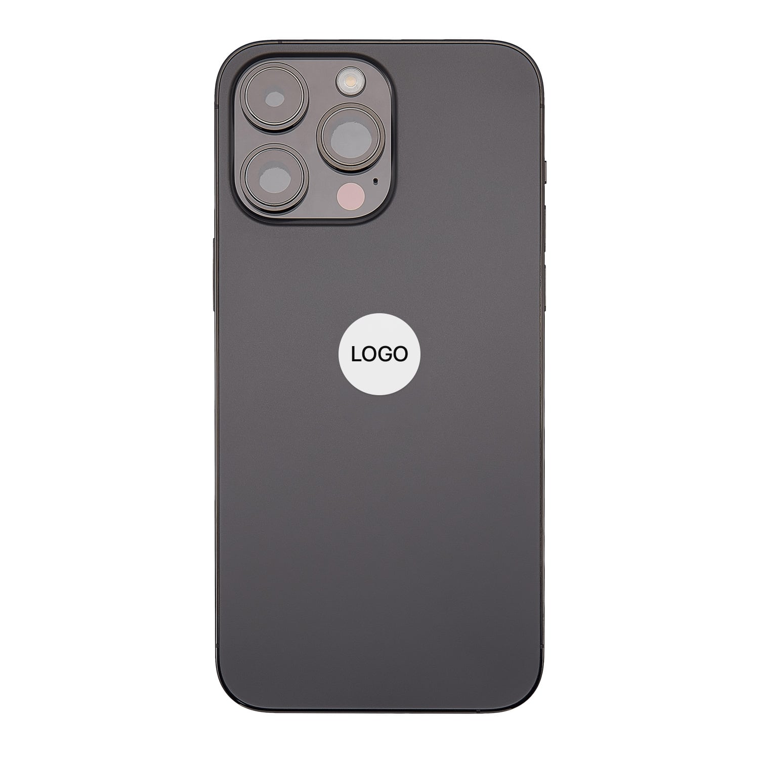 Châssis Arrière IPhone 14 Pro Noir Sidéral - Semi Complet Avec Vitre - Neuf