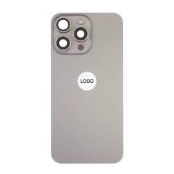 Vitre arrière complète iPhone 15 Pro Max - Titane naturel - Occasion photo 1