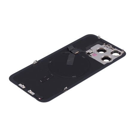 Vitre arrière complète iPhone 15 Pro Max - Titane naturel - Occasion photo4