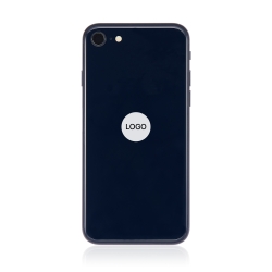 Châssis avec vitre arrière iPhone SE (2022) - Noir minuit - Occasion photo 1