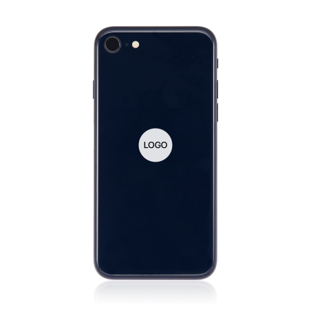 Châssis avec vitre arrière iPhone SE (2022) - Noir minuit - Occasion photo 1