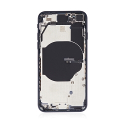 Châssis avec vitre arrière iPhone SE (2022) - Noir minuit - Occasion photo 2