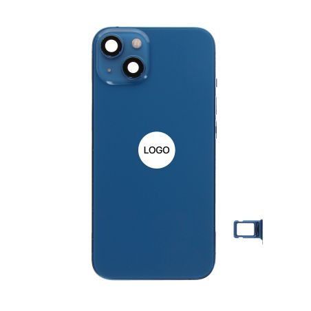 Châssis et vitre arrière complète iPhone 13 - Bleu - Occasion