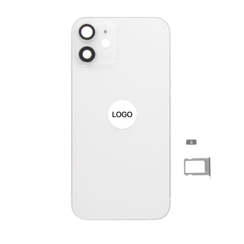 Châssis et vitre arrière complète iPhone 12 mini - Blanc - Occasion